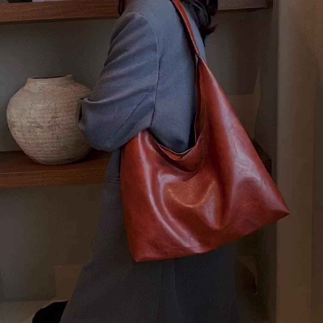 Lekka Torebka Hobo w Stylu Vintage